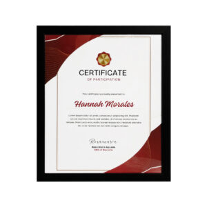 Acrylic Certificate Frame